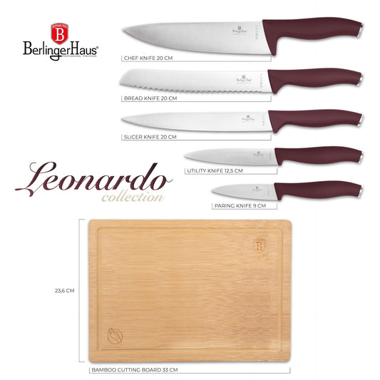 Set di Coltelli Berlinger Haus Leonardo 6 Pezzi