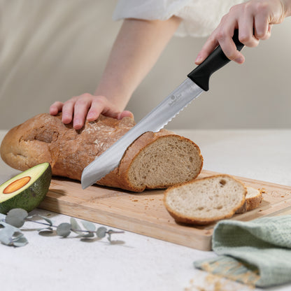 Set di Coltelli Neri Berlinger Haus con Tagliere in Bambù