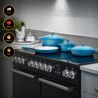 Set di Pentole in Ghisa CS Solingen – 7 Pezzi
