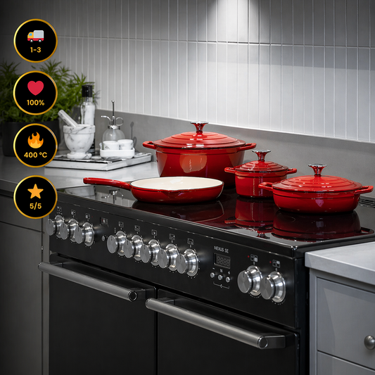 Set di Pentole in Ghisa CS Solingen – 7 Pezzi