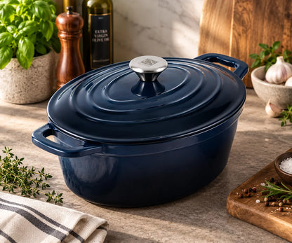 CS Solingen Xanten Cast Iron Pot 7.7 L – Black
